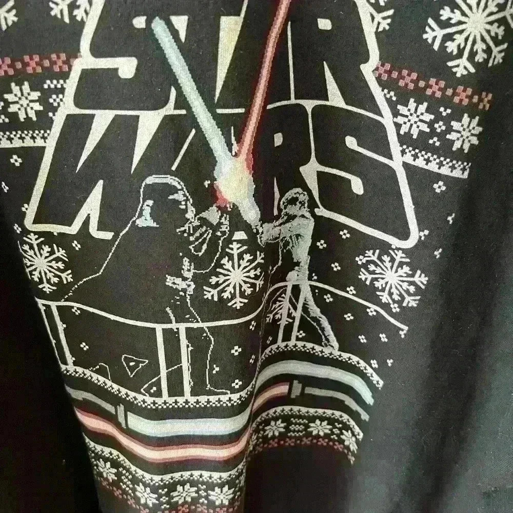 Star Wars Christmas Jerzees crewneck sweatshirt 2XL, holidays, Lucasfilm, movies - Picture 2 of 5
